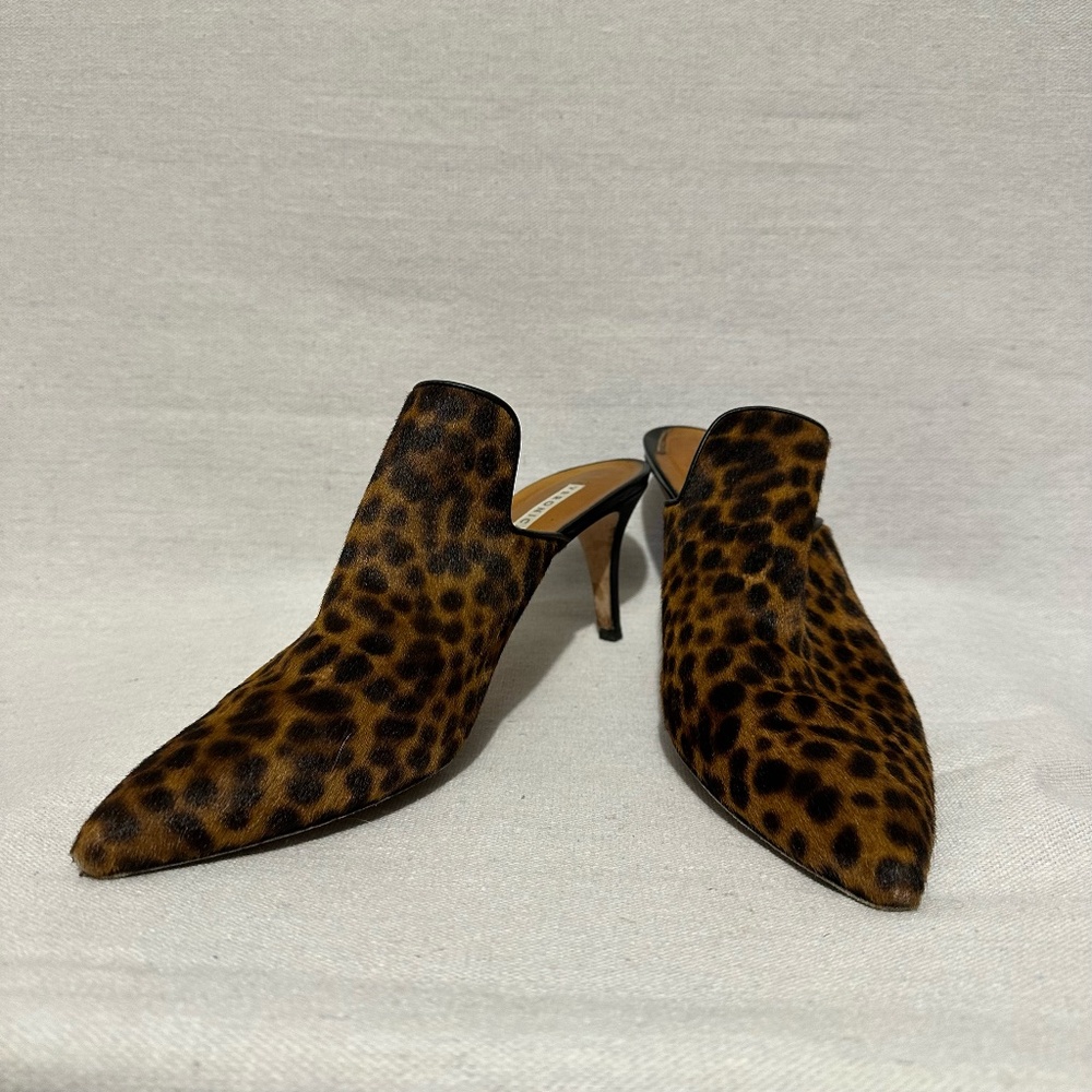 Veronica Beard Leopard Print Heels